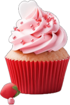 Cupcake de Morango